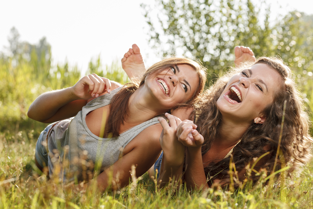 friends laughing