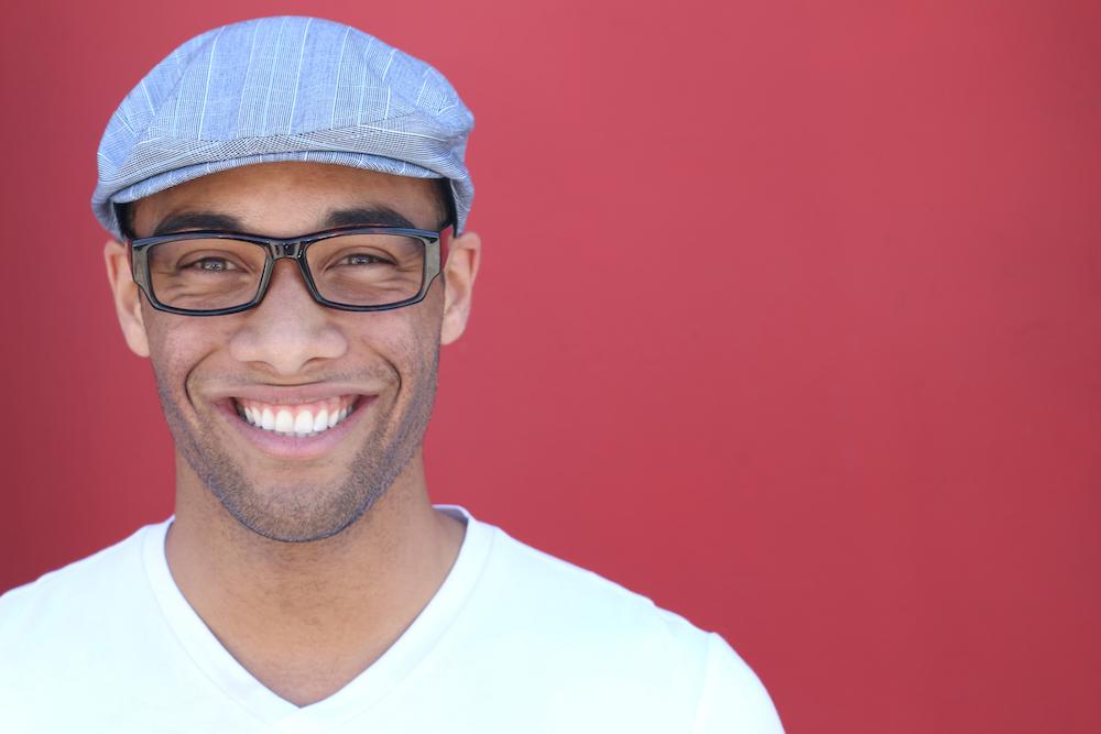 man smiling