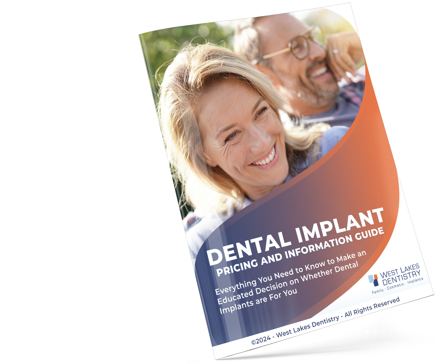 west lakes dentistry dental implant pricing guide book mockup